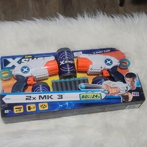 Zuru X-Shot MK 3 Blaster Set - White and Orange